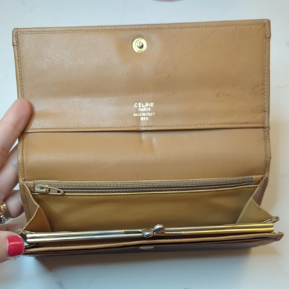 Celine Kisslock Long Wallet - Picture 6 of 13